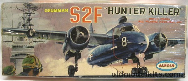 Aurora 1/54 Grumman S2F Hunter Killer, 145-130 plastic model kit